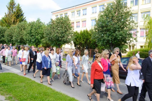 Przemarsz uczestników Jubileuszu 100-lecia Jagiełły